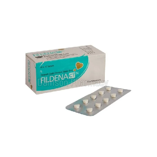 Fildena CT 50mg Sildenafil Tablet: Dosages | It's Precautions