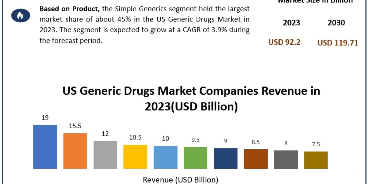US Generic Drugs Market Metrics Magic: Segmentation, Outlook, and Overview Trends | 2024-2030