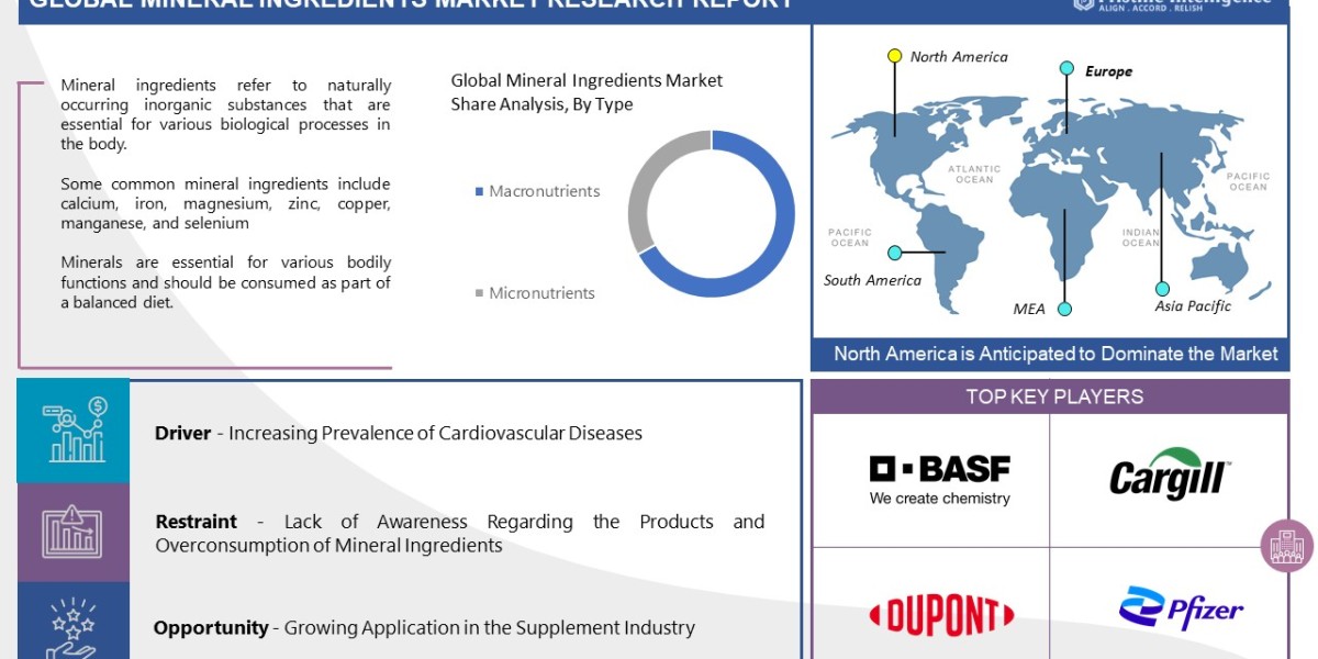 Mineral Ingredients Market Forecast 2024-2032 - Major Trends, Segments And Fastest Growing Regions