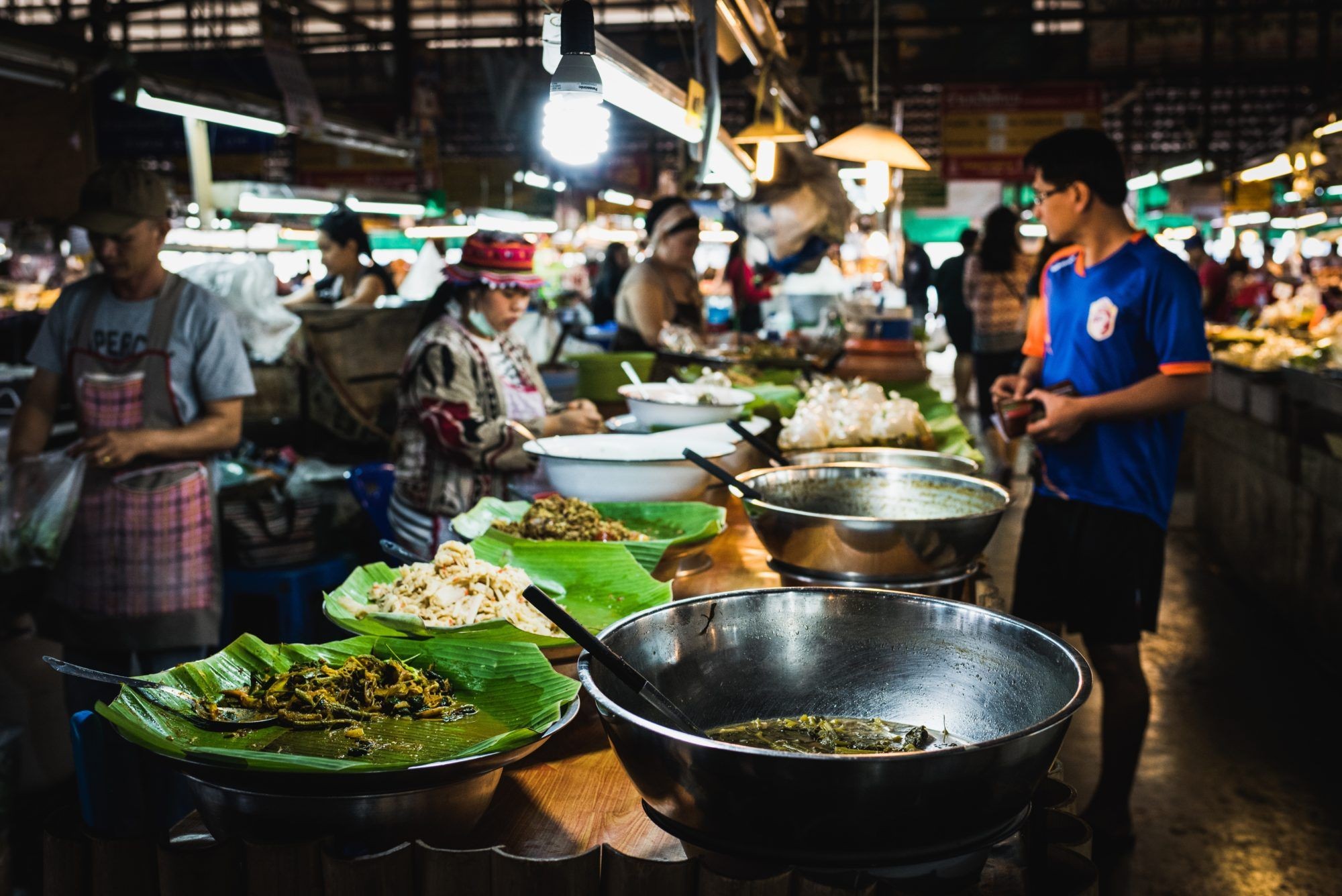 thailand local street food market