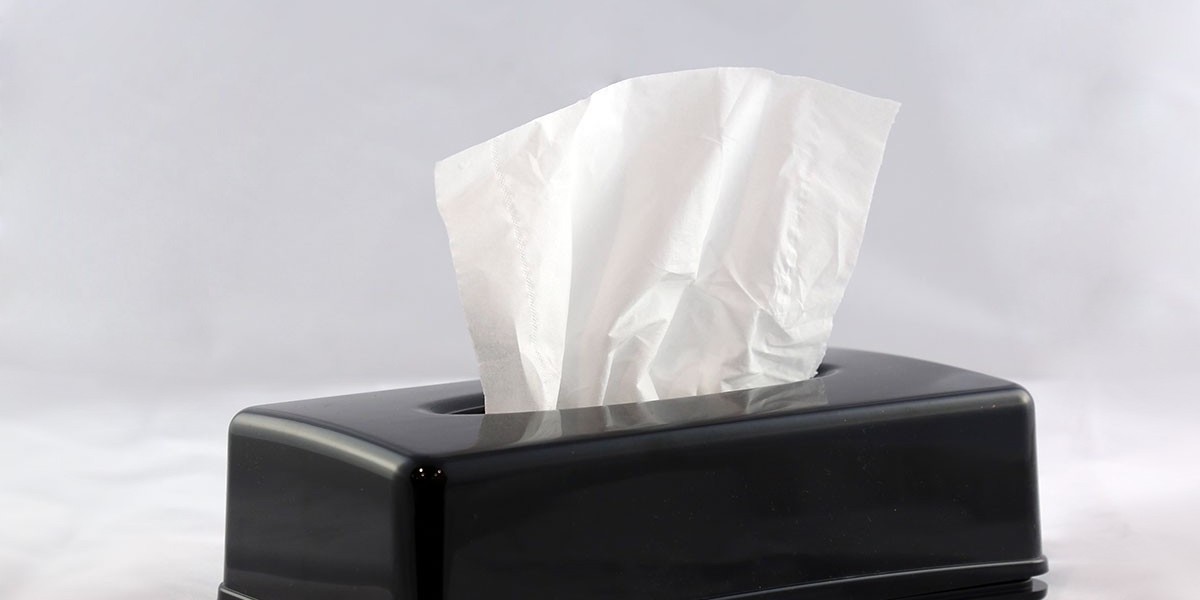 Elevate Your Bathroom Décor with a Sleek Black Cube Facial Tissue Holder