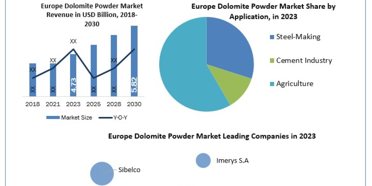Europe Dolomite Powder Market Share, Growth, Industry Segmentation, Analysis and Forecast 2030