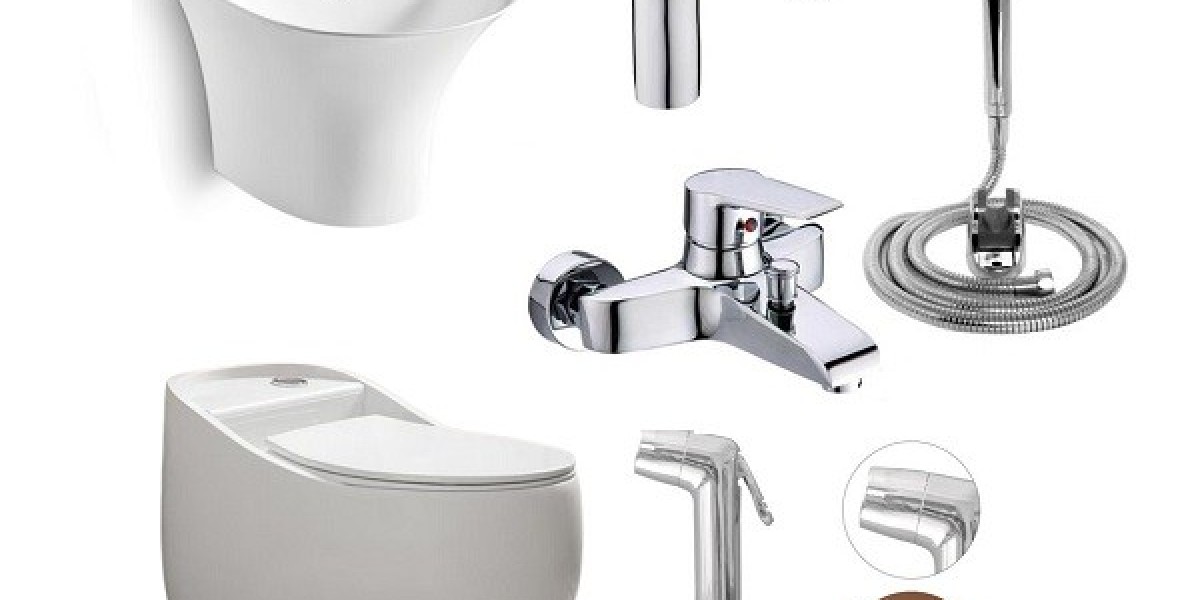 Bộ thiết bị vệ sinh giá rẻ biến phòng tắm trở nên sang trọng hơn.