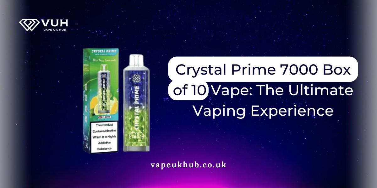 Crystal Prime 7000 Box of 10 Vape: The Ultimate Vaping Experience