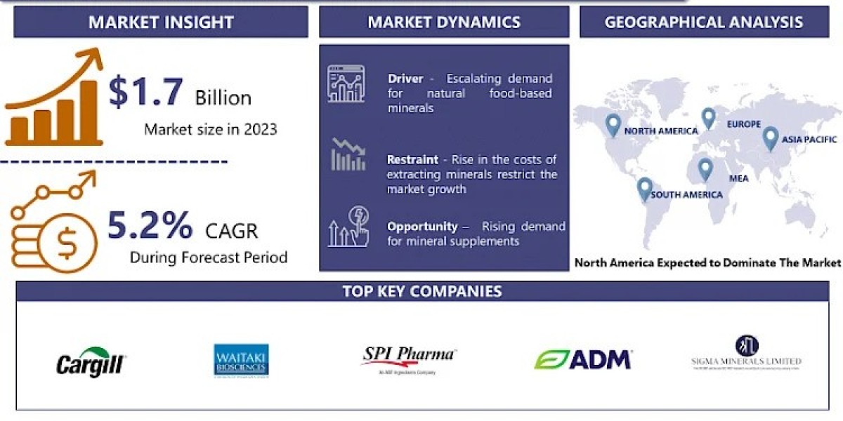Food Minerals Market: Nourishing Insights into Nutrient Enrichment and Dietary Dynamics Forecasted By 2032 | IMR