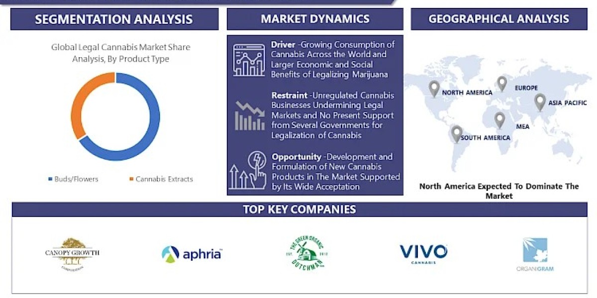 Legal Cannabis Market Projected to Hit USD 204.66 Billion at a 24.47% CAGR by 2032