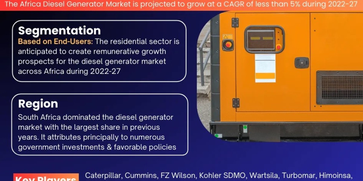 Africa Diesel Generator Market: Share, Growth, Trends Analysis, Business Opportunities and Forecast 2027: MarkNtel Advis