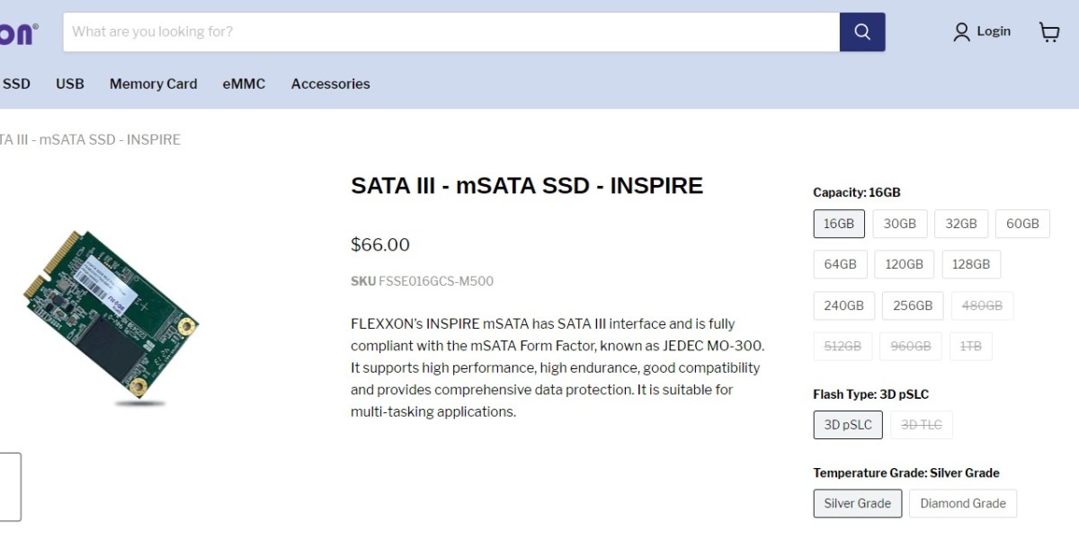 Reliable, secure and Efficient SATA MSATA Drives from Flexxon