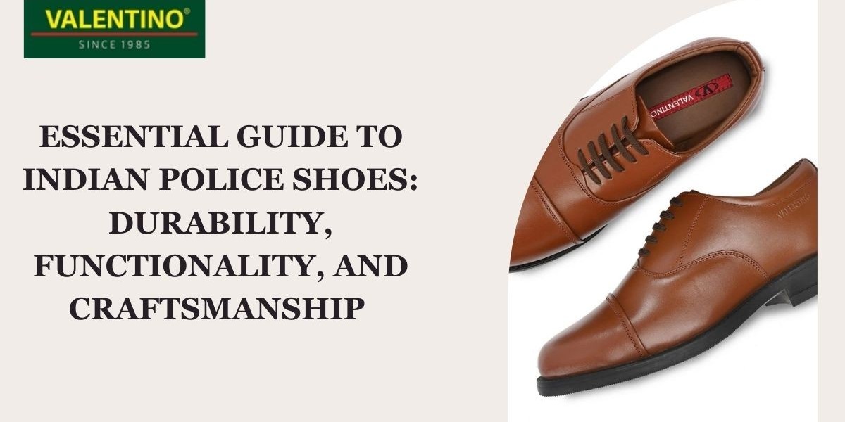 Indian Police Shoes: Functionality, and Craftsmanship by Valentino India
