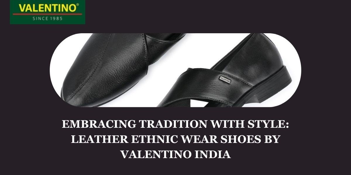 Embracing With Style: Leather Ethnic Wear Shoes by Valentino India