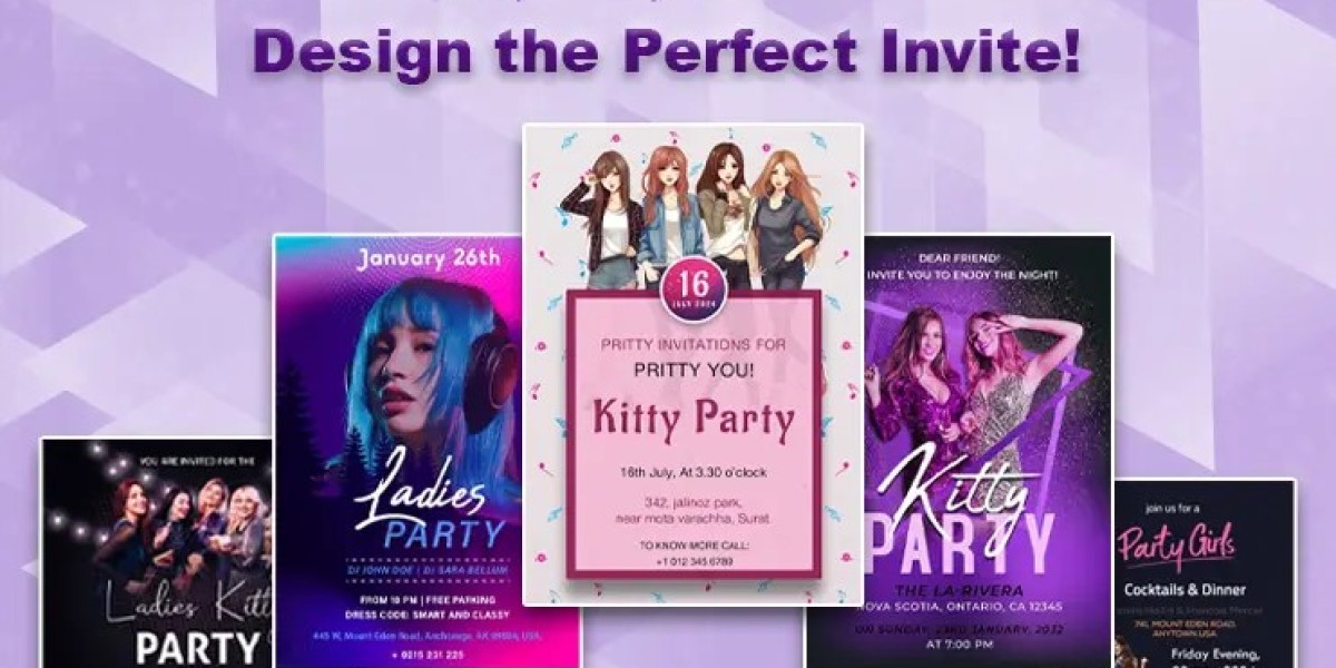 Design Best Invite For Kitty Party Template