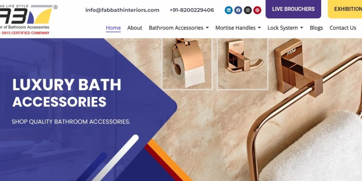 Stylish Bathroom Accessories Set from Fab Bath Interiors