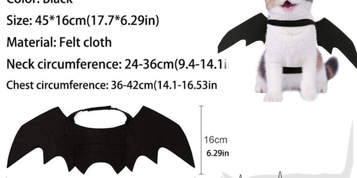 Pet Cat Bat Wings for Halloween Party Decoration