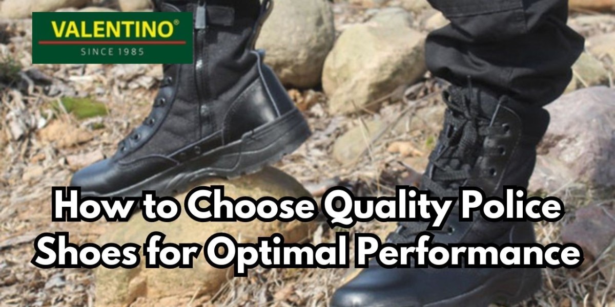 Quality Police Shoes for Optimal Performance: A Guide with Valentino India