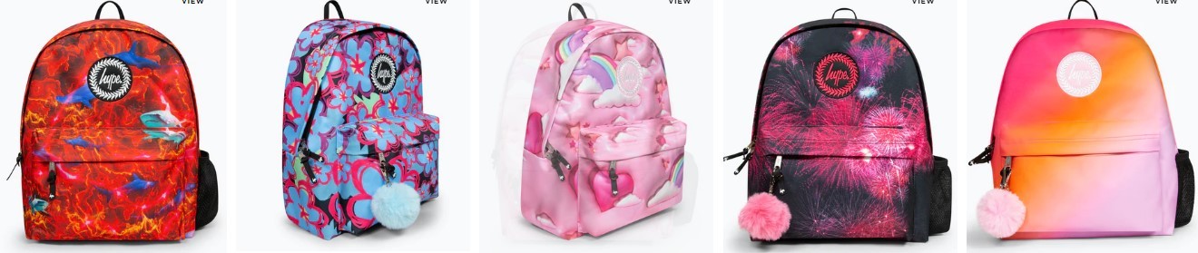 backpacks, kids backpacks, hype backpacks