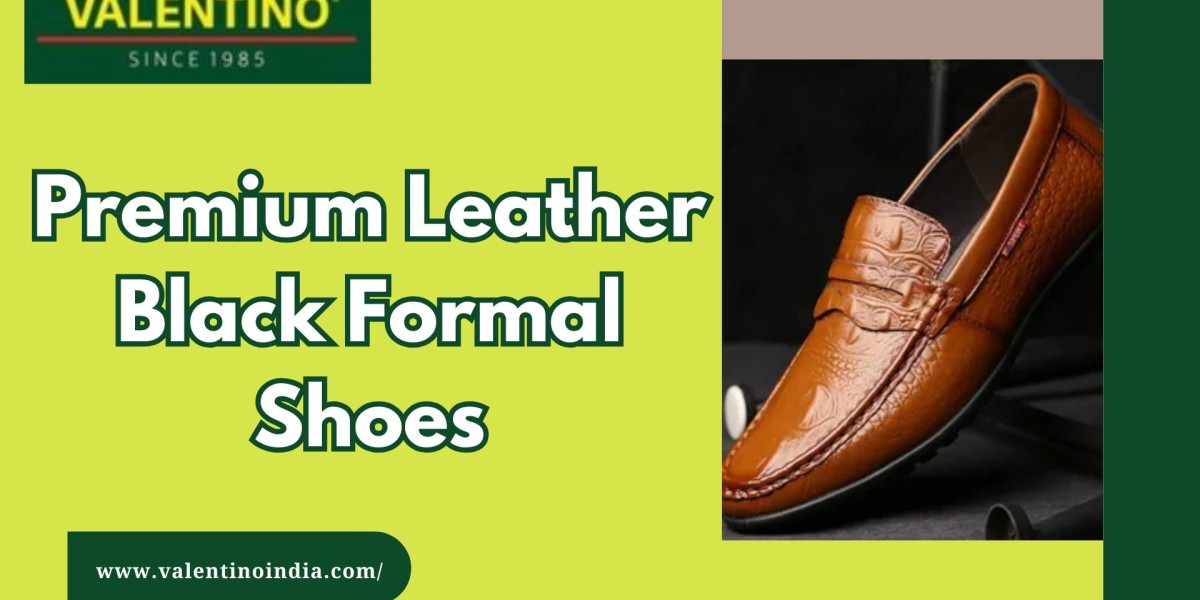 Perfect Fit: Why Premium Leather Black Formal Shoes Stand Out