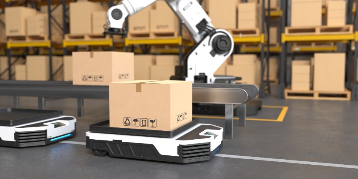 Global Palletizing Robot Market is expected to Reach a Market value of USD 2,834.6 million by 2033 at a CAGR of 6.1%.