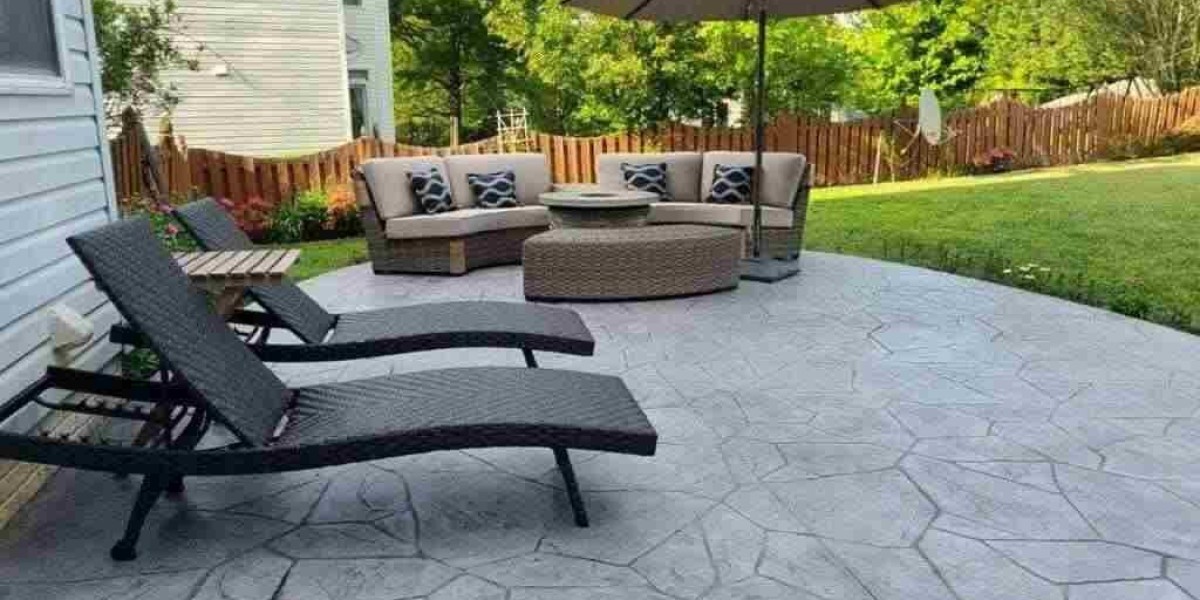 Creating Unique Outdoor Living Spaces with Stamped Concrete