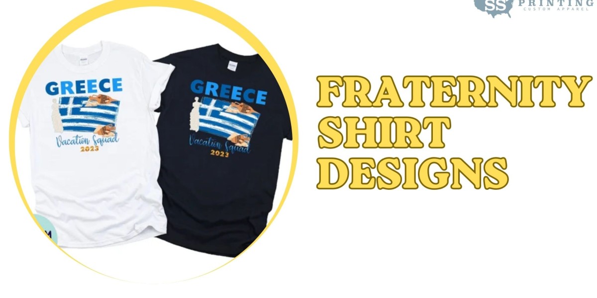 Fraternity Shirt Designs from SS Printing USA: Perfect for Any Greek Life Occasion