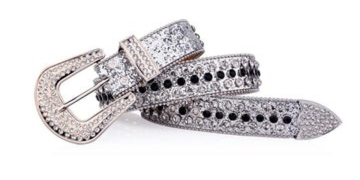 The Allure of the Silver Belt: Elevate Your Style with the Red Rhinestone Belt