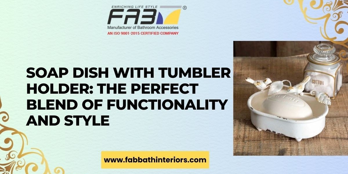 Soap Dish with Tumbler Holder: The Perfect Blend of Functionality and Style