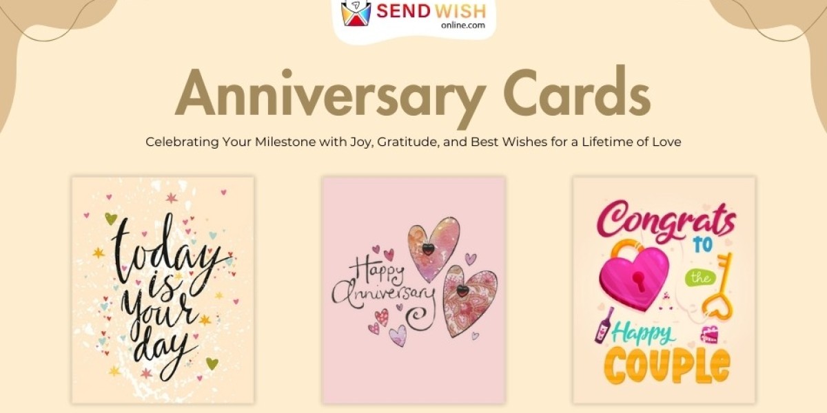 Celebrate Milestones with Free Anniversary Greeting Cards and Virtual Wedding Card on Sendwishonline.Com