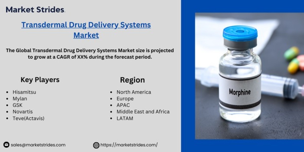 Transdermal Drug Delivery Systems Market: Global Industry Analysis and Forecast 2031 | Market Strides