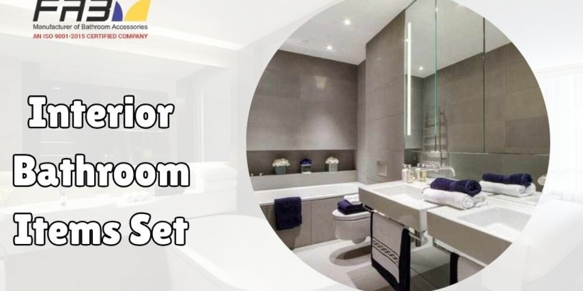 Elevate The Space with a Stylish Interior Bathroom Items Set