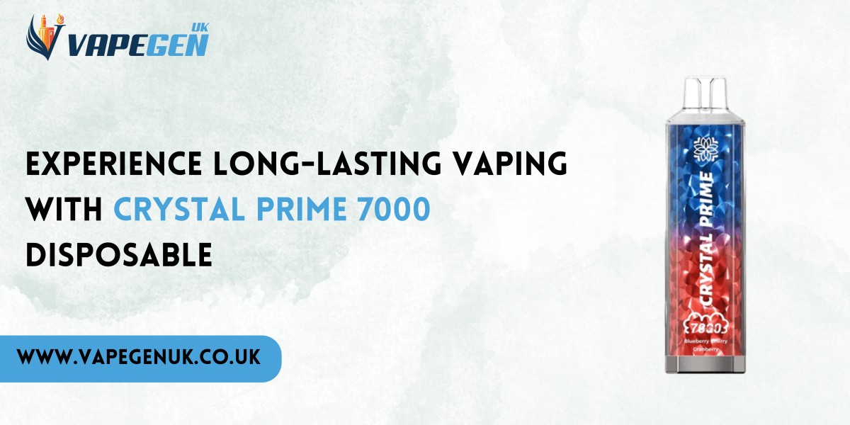 Experience Long-Lasting Vaping with Crystal Prime 7000 Disposable