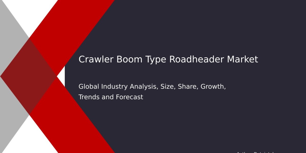 Crawler Boom Type Roadheader Market: Peaking Valuation & Forecast Insights 2032