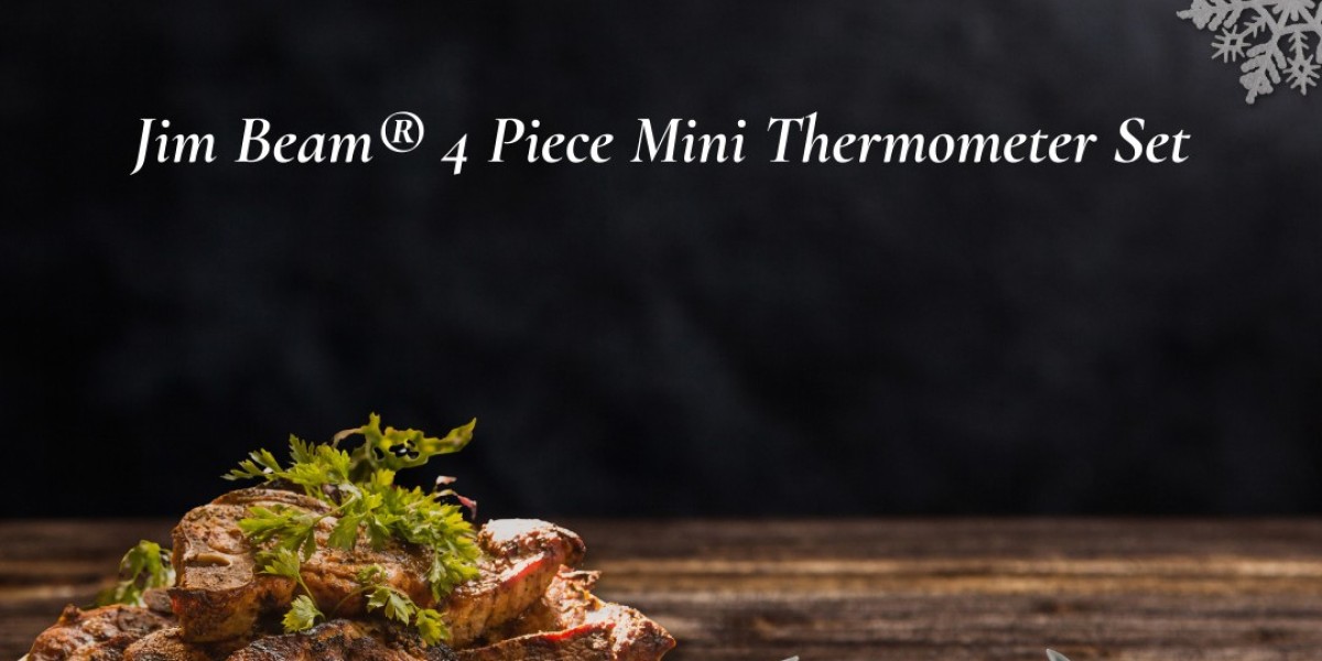 Achieve Perfectly Cooked Meats with the Jim Beam® 4 Piece Mini Thermometer Set