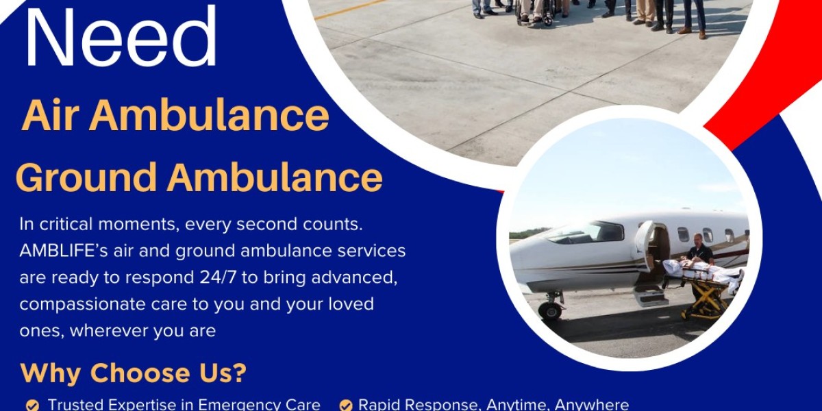 Reliable Air Ambulance Services in Delhi by EMSOS Medical