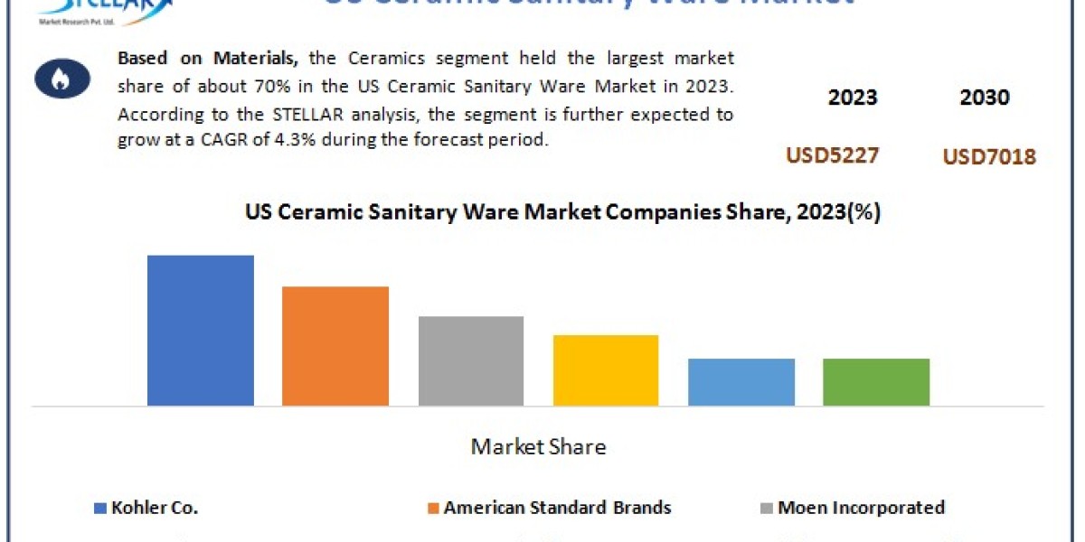 US Ceramic Sanitary Ware Market	Statistical Snapshot: Size, Share, Revenue, and Worth Statistics | 2024-2030