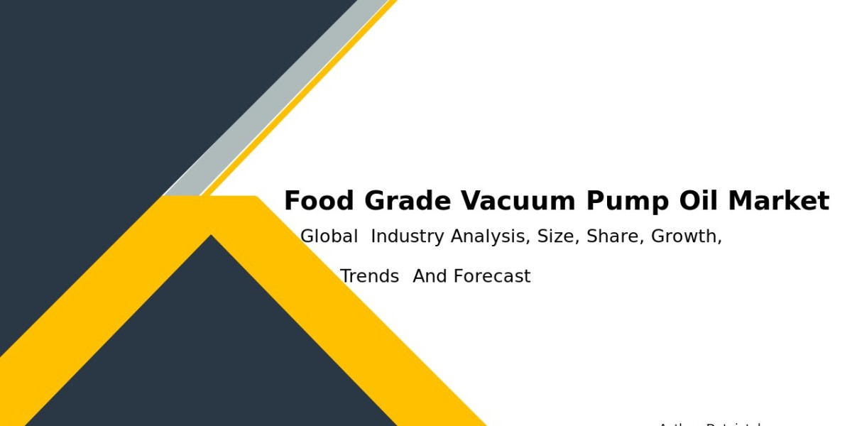 Emerging Opportunities in the Food Grade Vacuum Pump Oil Market 2032
