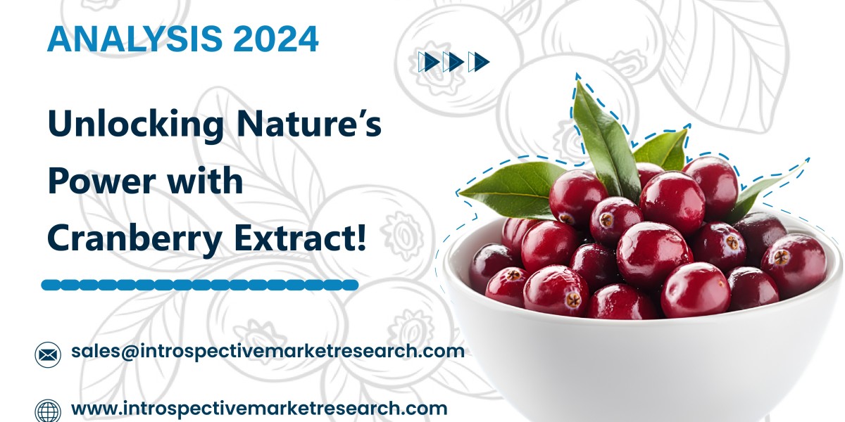 Global Cranberry Extract Market CAGR Of 3.4%, Business Developments And Demand Forecast 2032