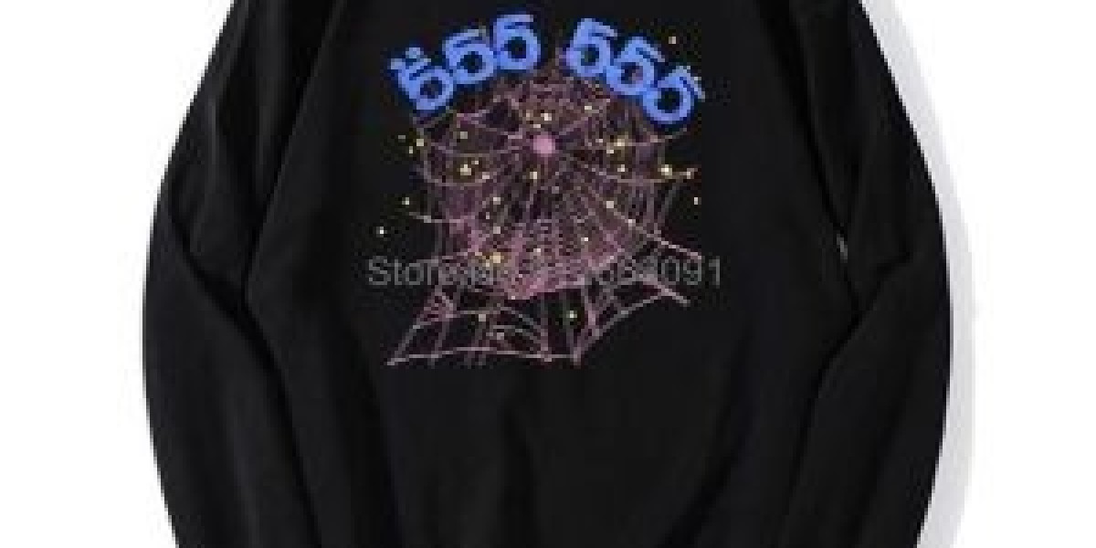 The Mystical Allure of Sp5der's 555555 Angel Number Sweatshirt