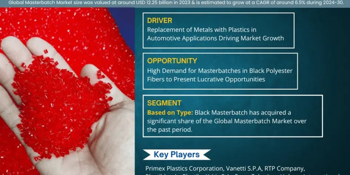 Explosive Growth Expected:  Masterbatch Market to Expand at 6.5% CAGR Through 2030