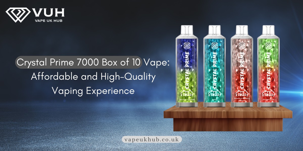 Crystal Prime 7000 Box of 10 Vape: Affordable and High-Quality Vaping Experience