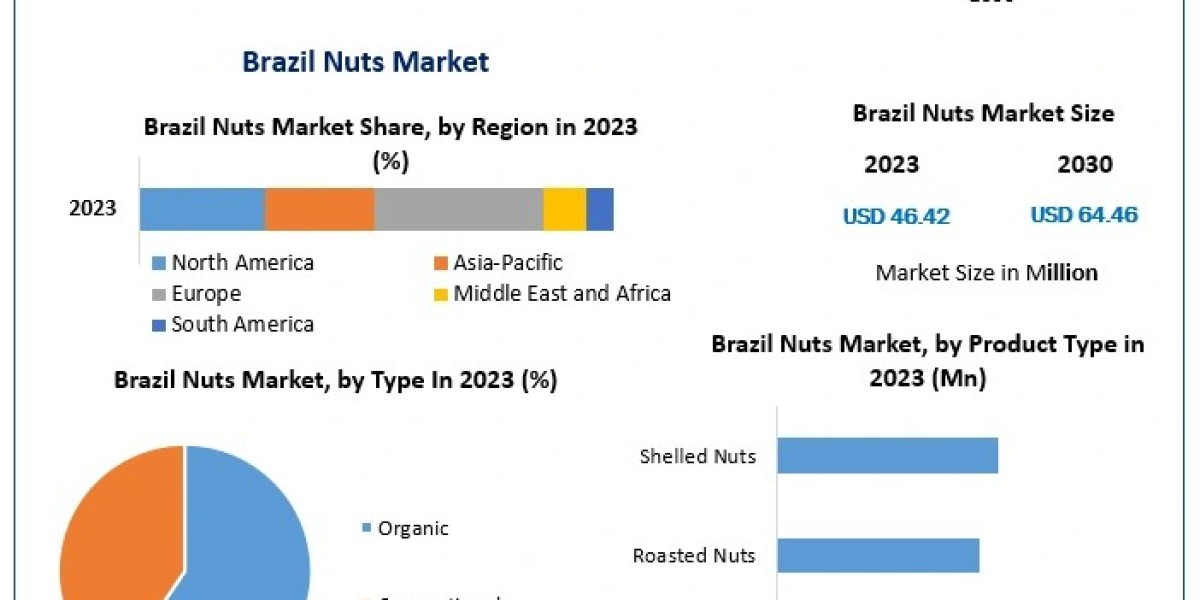 Rising Demand in the Brazil Nuts Market: Valued at USD 46.42 Million in 2023, Expected to Reach USD 64.46 Million by 203