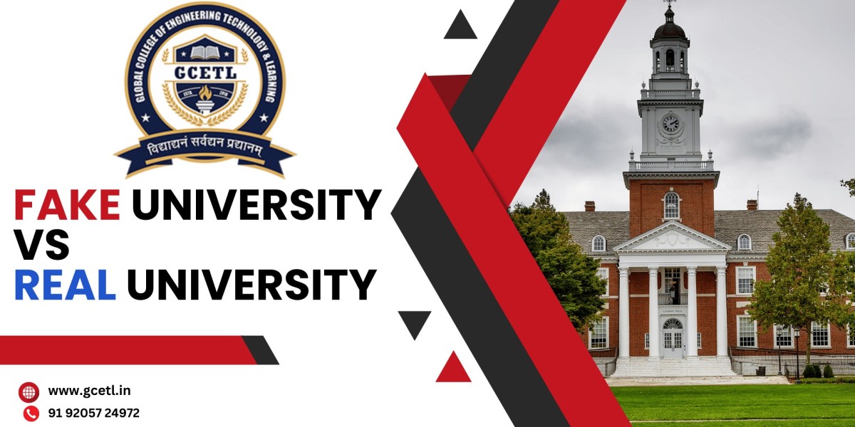 Fake university VS Real university