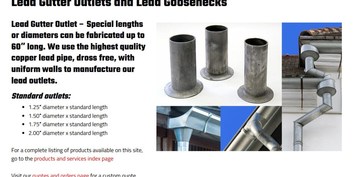 Lead Gutter Outlets and Goosenecks – Custom Solutions by Nuclead