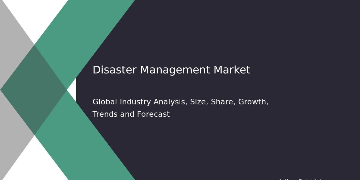 Global Disaster Management Market: Opportunities & Trends 2032
