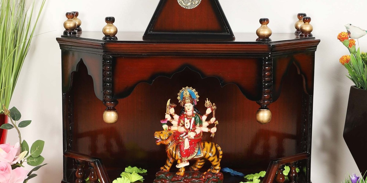 Buy Handcrafted Wooden Mandir for Home – Premium Pooja Temples