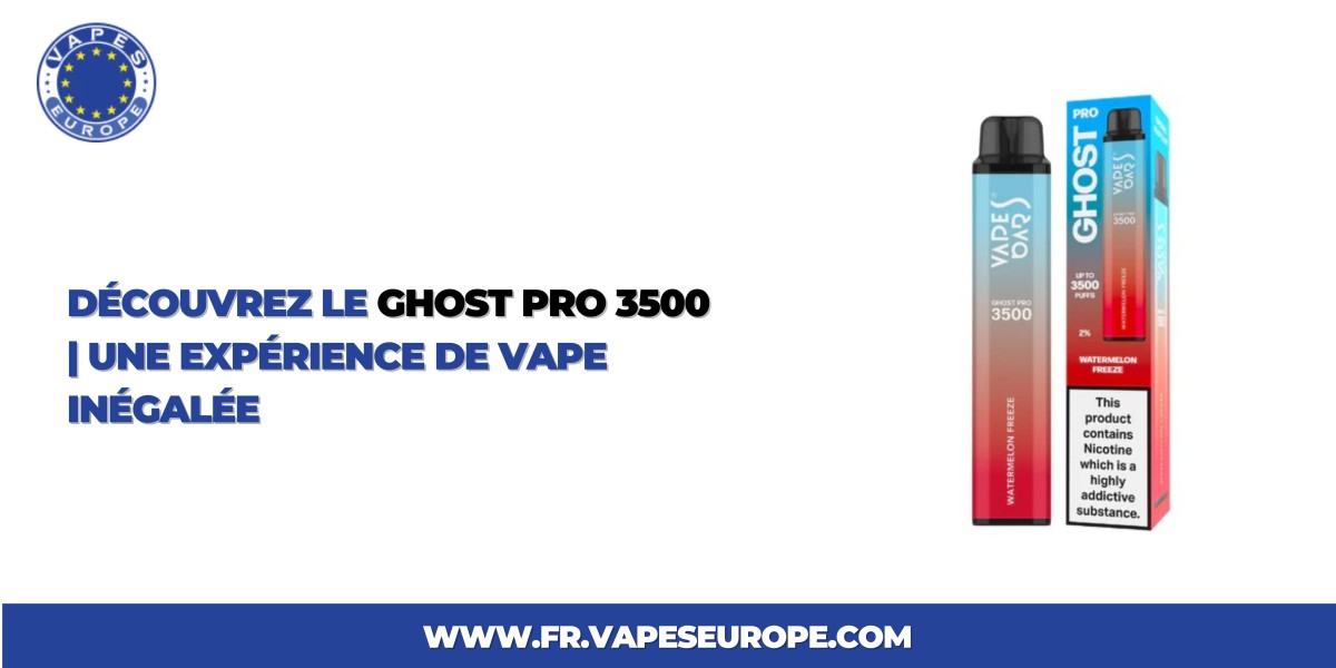 Découvrez le Ghost Pro 3500 Une Expérience de Vape Inégalée