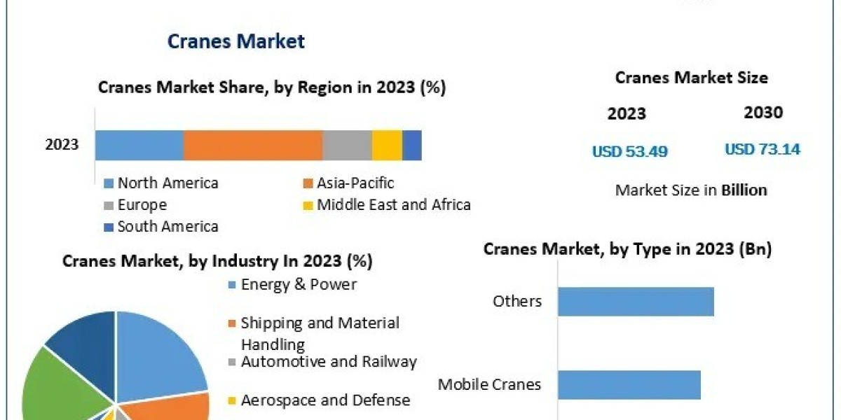 Cranes Market  Growth Factors, Size Review, Investment Scenario, Trends and Regional Outlook 2030