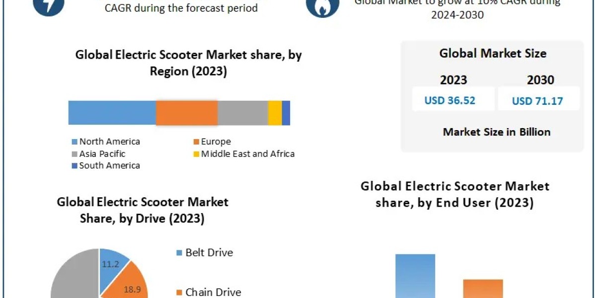 Electric Scooter Industry Growth & Market Share Analysis 2030