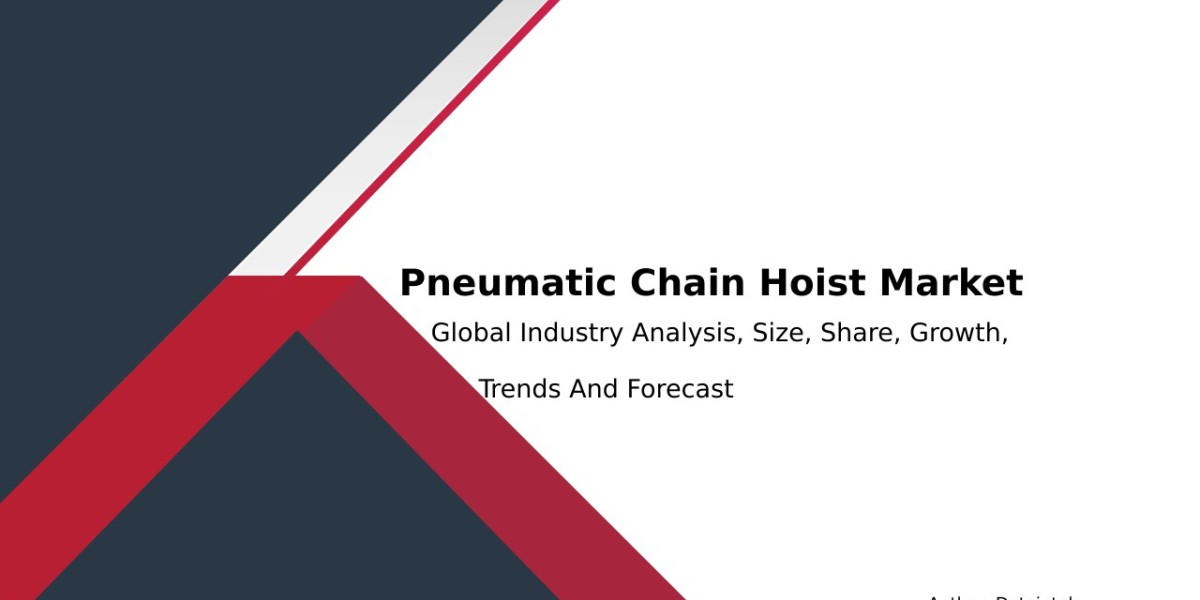 Pneumatic Chain Hoist Market Value, Trends & Competitive Landscape 2032