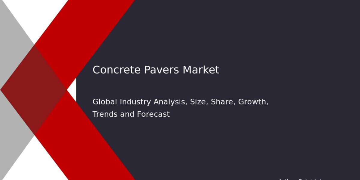 Concrete Pavers Market Competitive Strategies & Industry Trends 2032