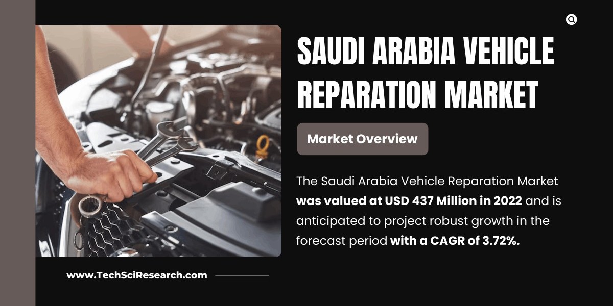 Saudi Arabia Vehicle Reparation Market to Experience Strong Growth with {CAGR} of 3.72%, USD 437 Million in 2022