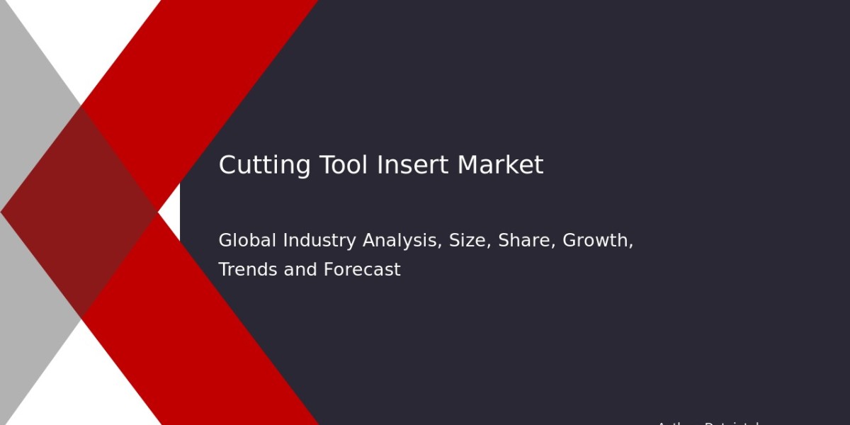 Cutting Tool Insert Market Size, Revenue, and Development Trends 2032